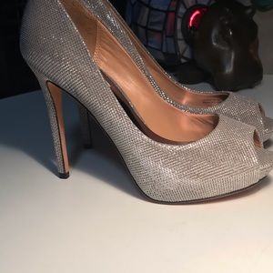 BADGLEY MASCHKA PONDEROSA SILVER SPARKLE FORMAL WEAR